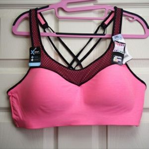 Hanes Hot Pink Plus Size Sports Bra